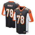tocy C.Bengals #78 Anthony Munoz Player Black Alternate Home Game Stitched Jerseys