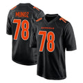 tocy C.Bengals #78 Anthony Munoz Player Black Fashion Game Stitched Jerseys