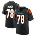 tocy C.Bengals #78 Anthony Munoz Player Black Home Game Stitched Jerseys