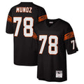 tocy C.Bengals #78 Anthony Mu?oz Player Black Mitchell & Ness Legacy Replica Stitched Jerseys