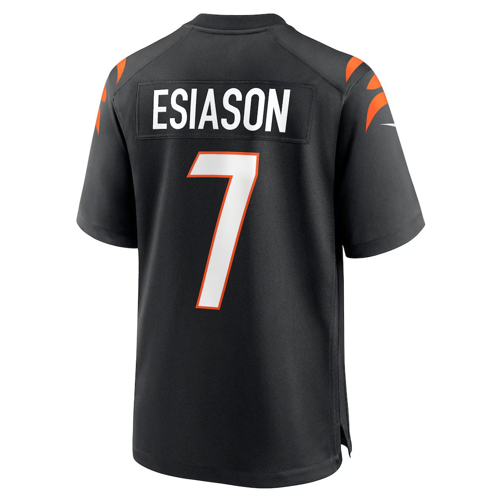 tocy C.Bengals #7 Boomer Esiason Black Retired Player Stitched Jerseys