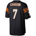 tocy C.Bengals #7 Boomer Esiason Mitchell & Ness Black Legacy Replica Stitched Jerseys
