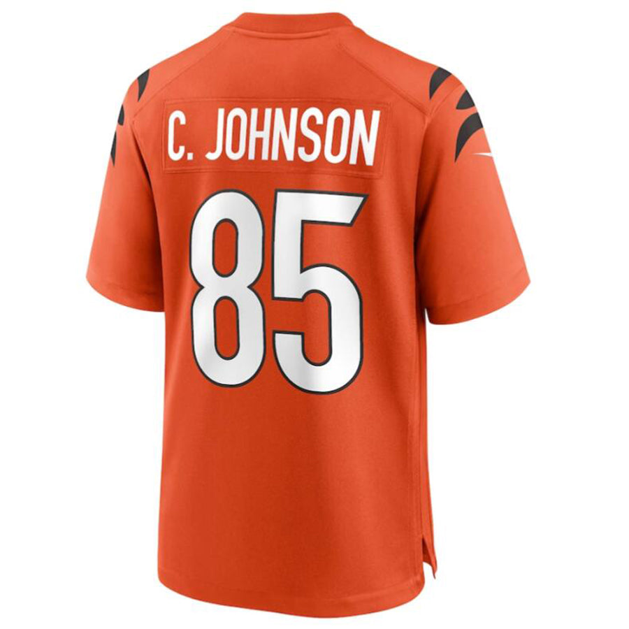tocy C.Bengals #85 Chad Johnson Orange Retired Player Alternate Game Jersey American Stitched Jerseys