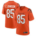 tocy C.Bengals #85 Chad Johnson Orange Retired Player Alternate Game Jersey American Stitched Jerseys