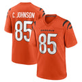 tocy C.Bengals #85 Chad Johnson Player Orange Home Game Stitched Jerseys