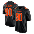 tocy C.Bengals #90 Kris Jenkins Jr Player Black Fashion Game Stitched Jerseys