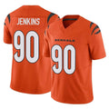 tocy C.Bengals #90 Kris Jenkins Jr Player Orange Vapor F.U.S.E. Limited Home Game Stitched Jerseys