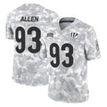 tocy C.Bengals #93 Jonathan Allen Player Arctic Camo Salute to Service Limited Stitched Jerseys