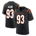 tocy C.Bengals #93 Jonathan Allen Player Black Home Game Stitched Jerseys