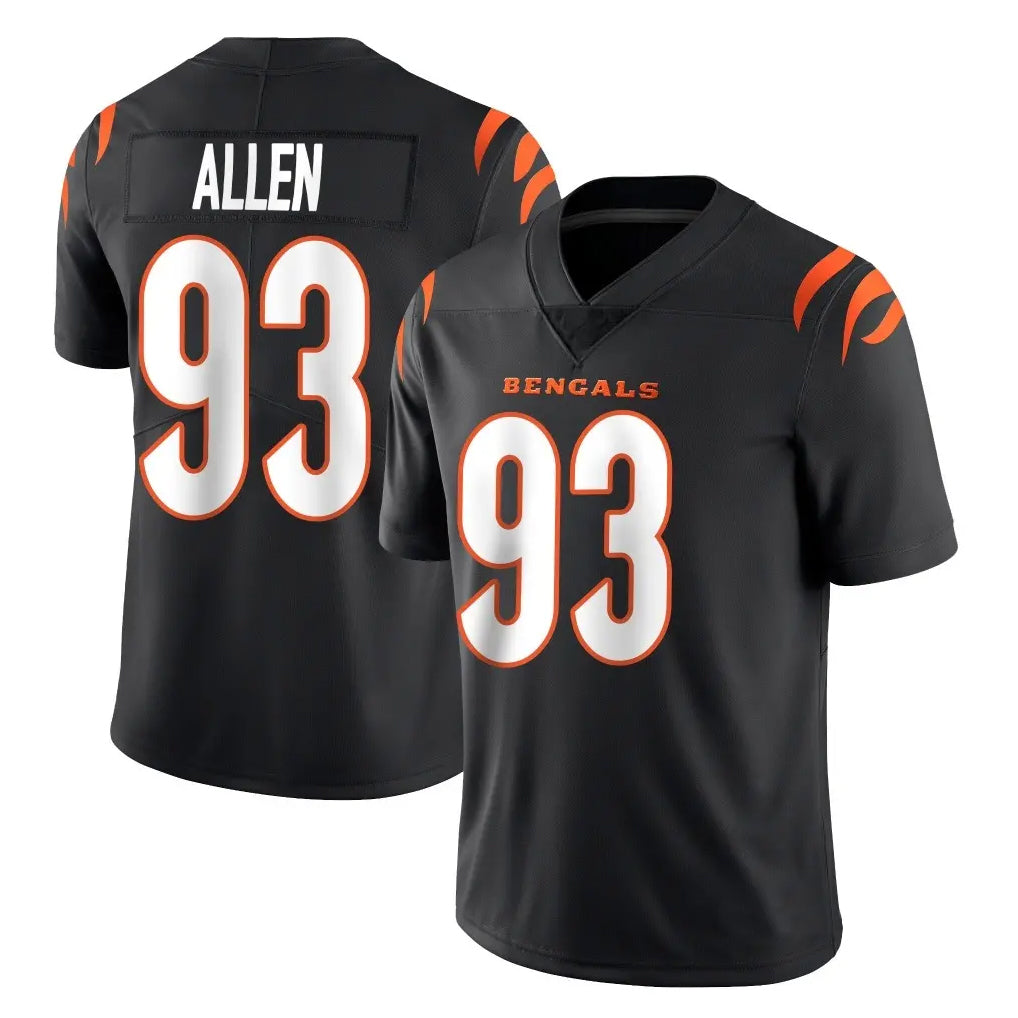 tocy C.Bengals #93 Jonathan Allen Player Black Vapor Untouchable Limited Home Game Stitched Jerseys