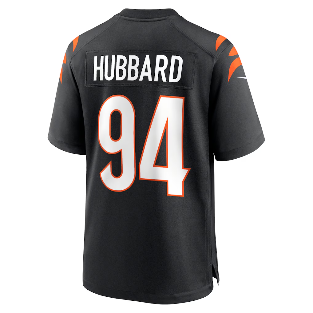 tocy C.Bengals #94 Sam Hubbard Black Player Game Stitched Jerseys
