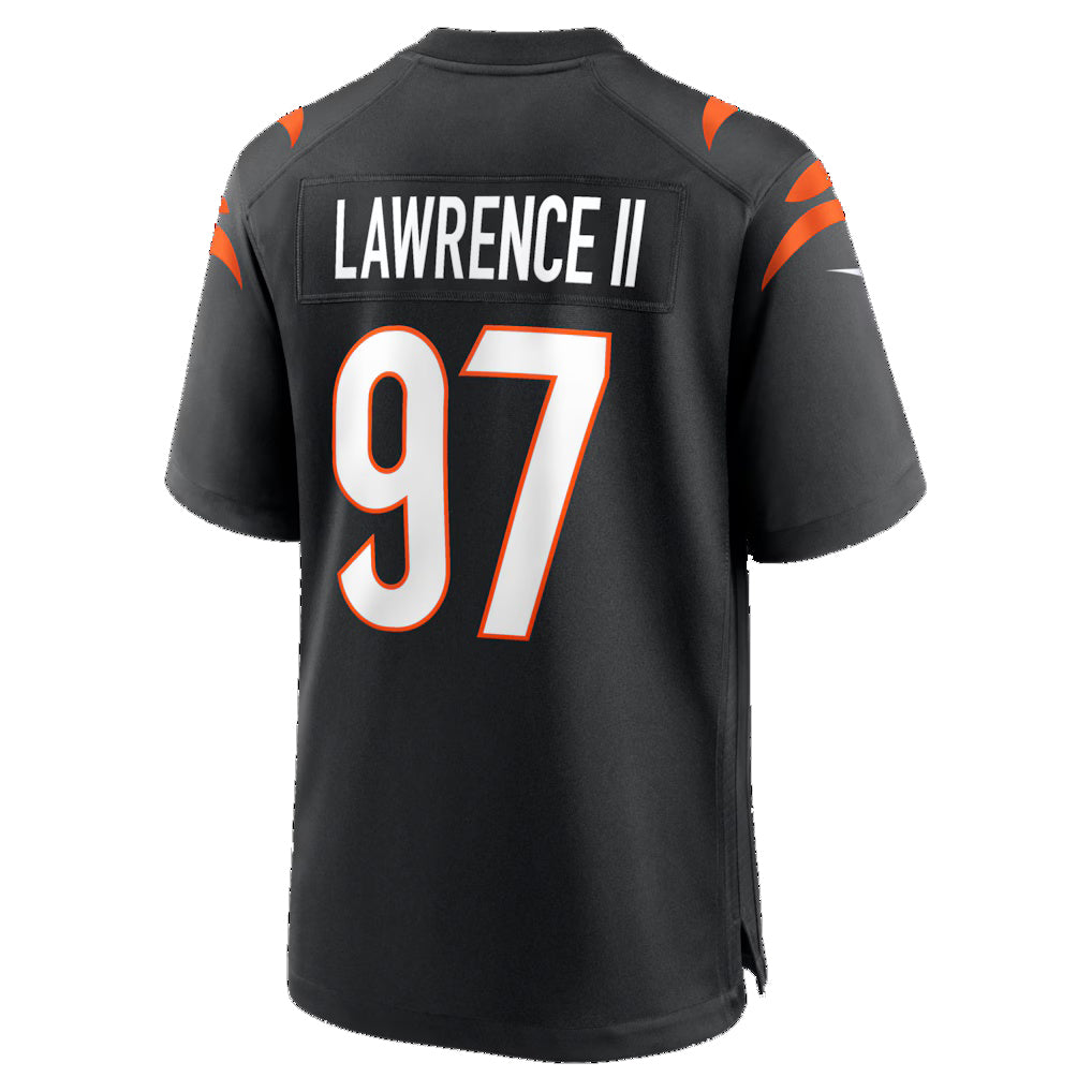 tocy C.Bengals #97 Dexter Lawrence II Black Game Stitched Jerseys