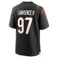 tocy C.Bengals #97 Dexter Lawrence II Black Game Stitched Jerseys