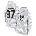 tocy C.Bengals #97 Dexter Lawrence II Player Arctic Camo Salute to Service Pullover Hoodie Limited Stitched Jerseys