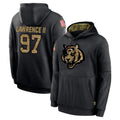 tocy C.Bengals #97 Dexter Lawrence II Player Black Salute to Service Pullover Hoodies Limited Stitched Jerseys