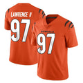 tocy C.Bengals #97 Dexter Lawrence II Player Orange Vapor Untouchable Limited Home Game Stitched Jerseys