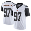 tocy C.Bengals #97 Dexter Lawrence II Player White Color Rush Vapor Untouchable Limted Home Game Stitched Jerseys