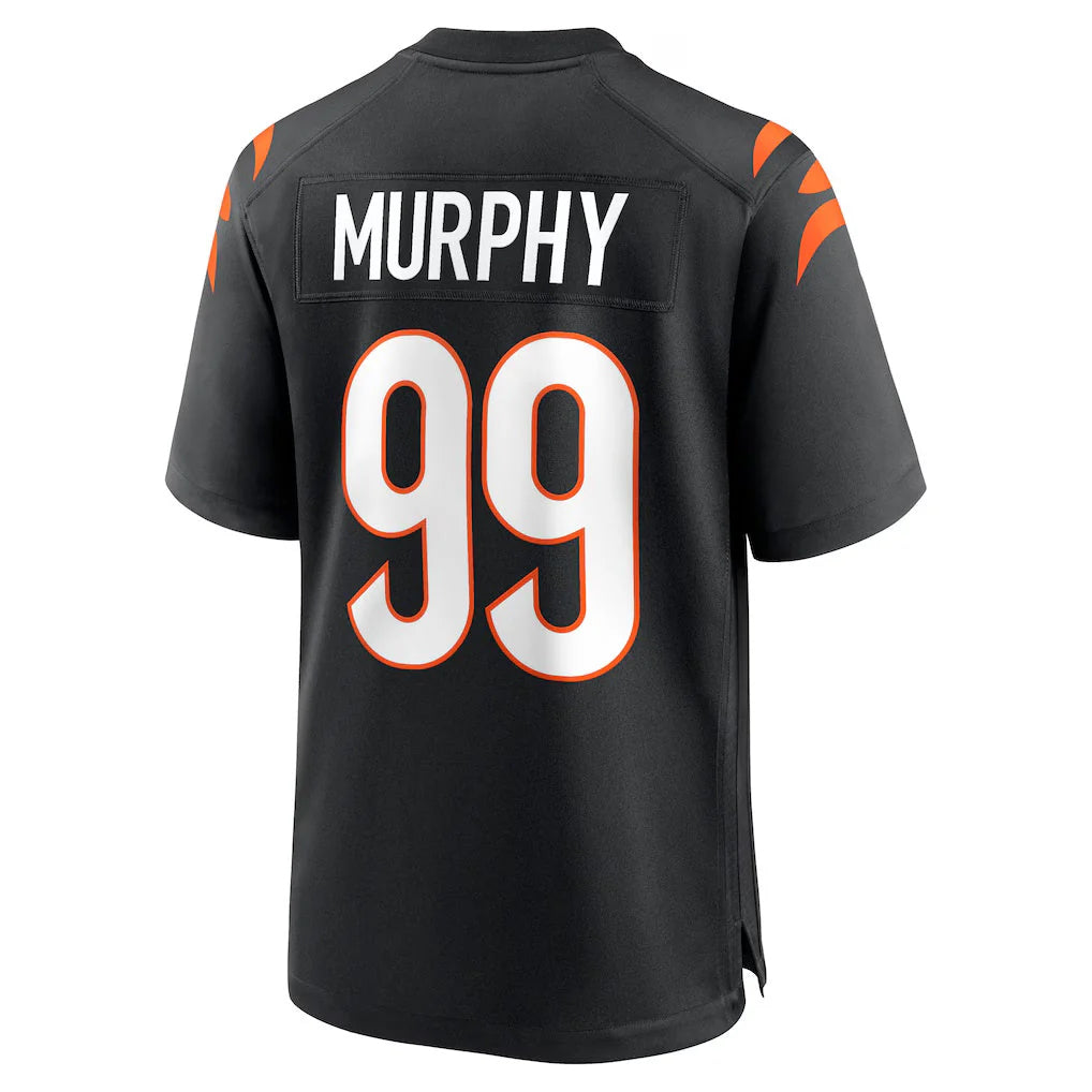tocy C.Bengals #99 Myles Murphy Player Black Home Game Stitched Jerseys