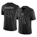 tocy C.Bengals #99 Myles Murphy Player Black Reflective Limited Game Stitched Jerseys
