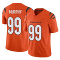 tocy C.Bengals #99 Myles Murphy Player Orange Vapor F.U.S.E. Limited Home Game Stitched Jerseys