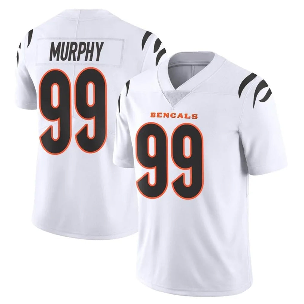 tocy C.Bengals #99 Myles Murphy Player White Vapor Untouchable Limited Home Game Stitched Jerseys