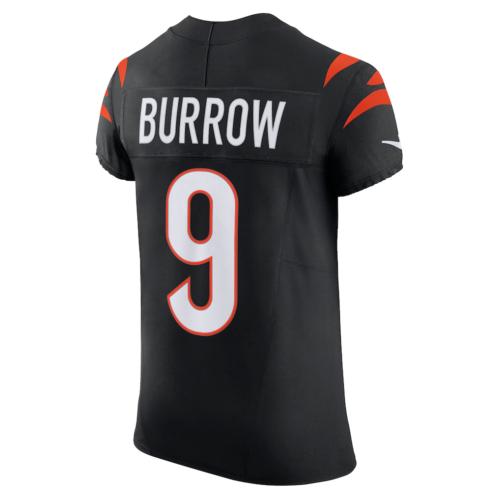 tocy C.Bengals #9 Joe Burrow Black Team Vapor F.U.S.E. Elite Stitched Jerseys