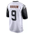tocy C.Bengals #9 Joe Burrow Player White Alternate Home Game Stitched Jerseys