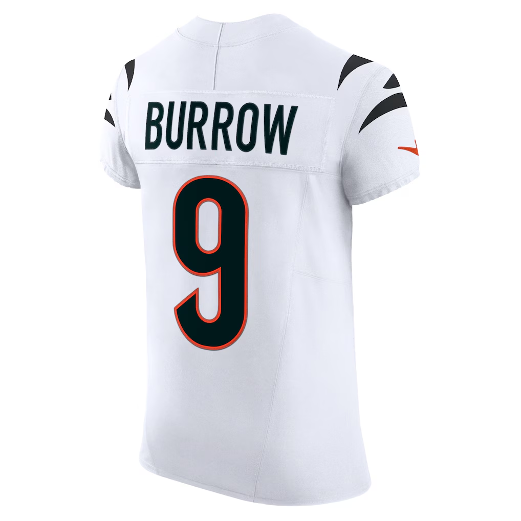 tocy C.Bengals #9 Joe Burrow White Vapor F.U.S.E. Elite Stitched Jerseys
