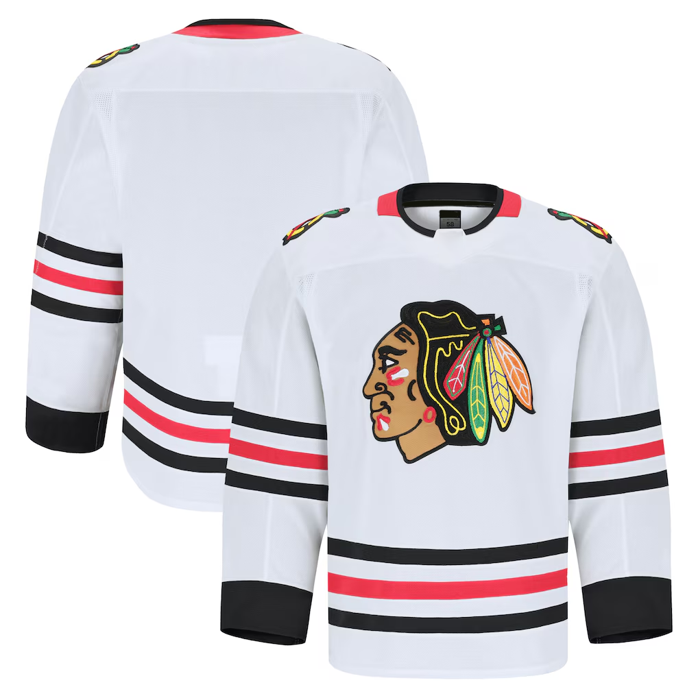 Tocy C.Blackhawks White Away Authentic Pro Jerseys