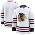 Tocy C.Blackhawks White Away Premium Jerseys