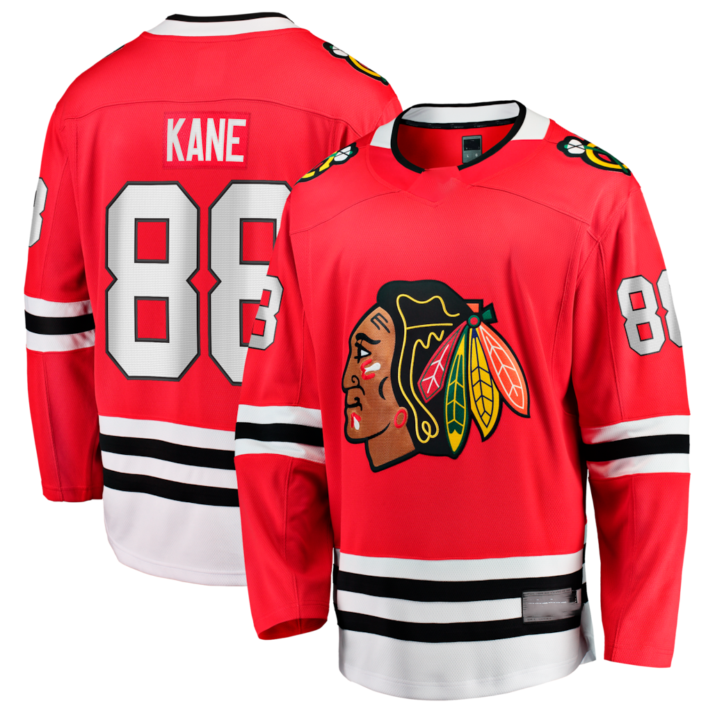 Tocy C.Blackhawks #88 Patrick Kane Red Home Breakaway Jerseys