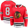 Tocy C.Blackhawks #8 Ryan Donato Red Home Breakaway Jerseys