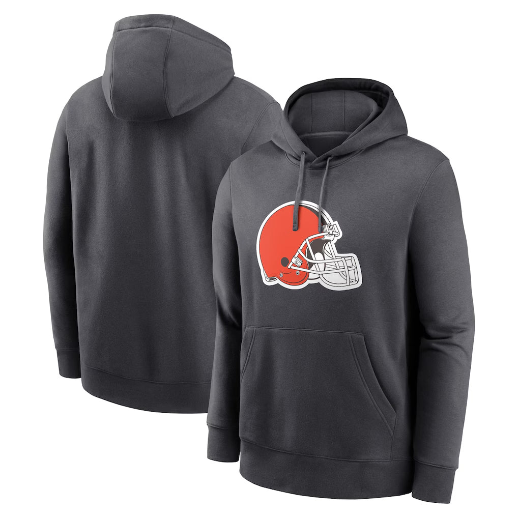 tocy C.Browns Gray Primetime Logo Hoodie Blank Player Limited Stitched Jerseys