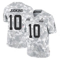 tocy C.Browns #10 Quinshon Judkins Player Arctic Camo Salute to Service Limited Home Game Stitched Jerseys