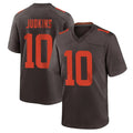 tocy C.Browns #10 Quinshon Judkins Player Brown Alternate Home Game Stitched Jerseys