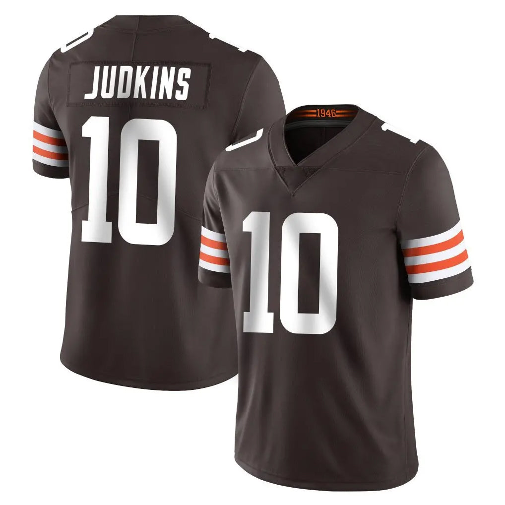 tocy C.Browns #10 Quinshon Judkins Player Brown Color Vapor Untouchable Limited Home Game Stitched Jerseys