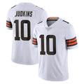 tocy C.Browns #10 Quinshon Judkins Player White Vapor Untouchable Limited Home Game Stitched Jerseys