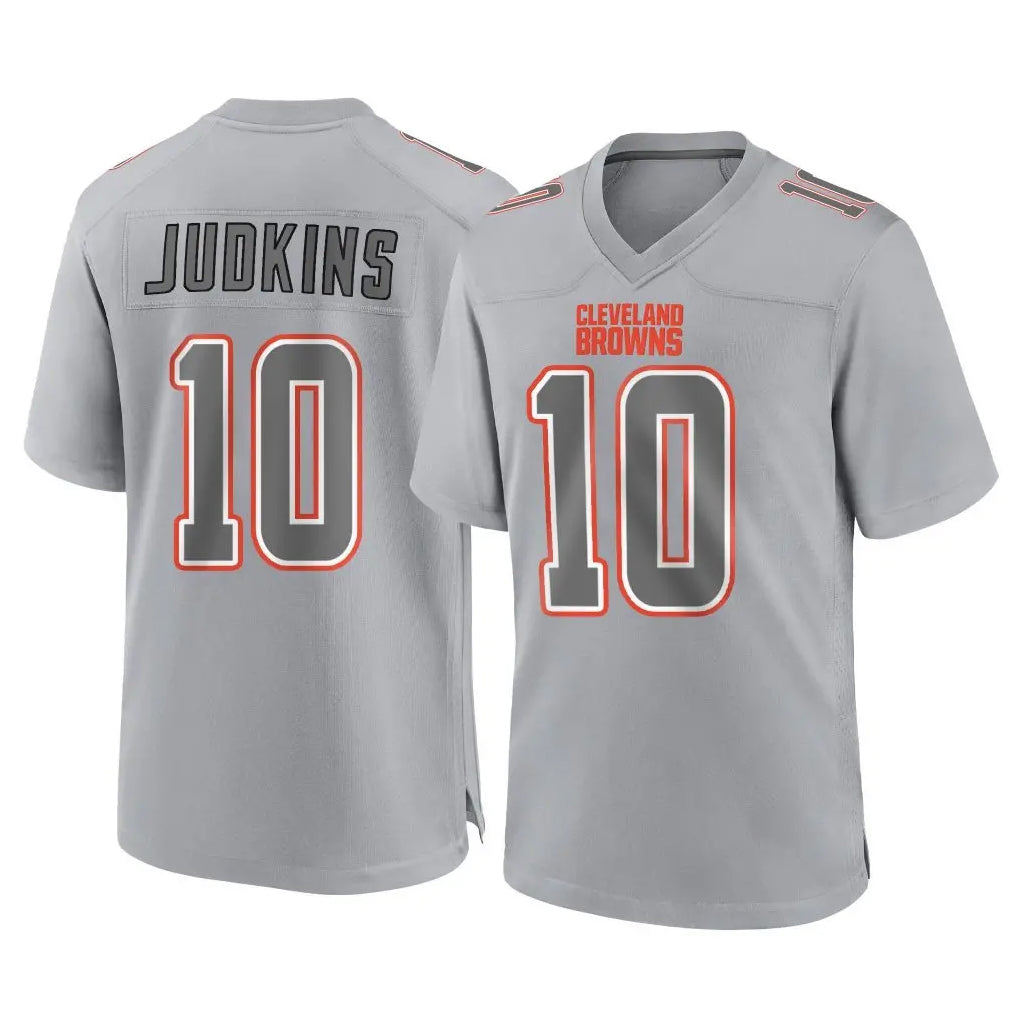 tocy C.Browns #10 Quinshon Judkinst Player Gray Atmosphere Fashion Game Stitched Jerseys