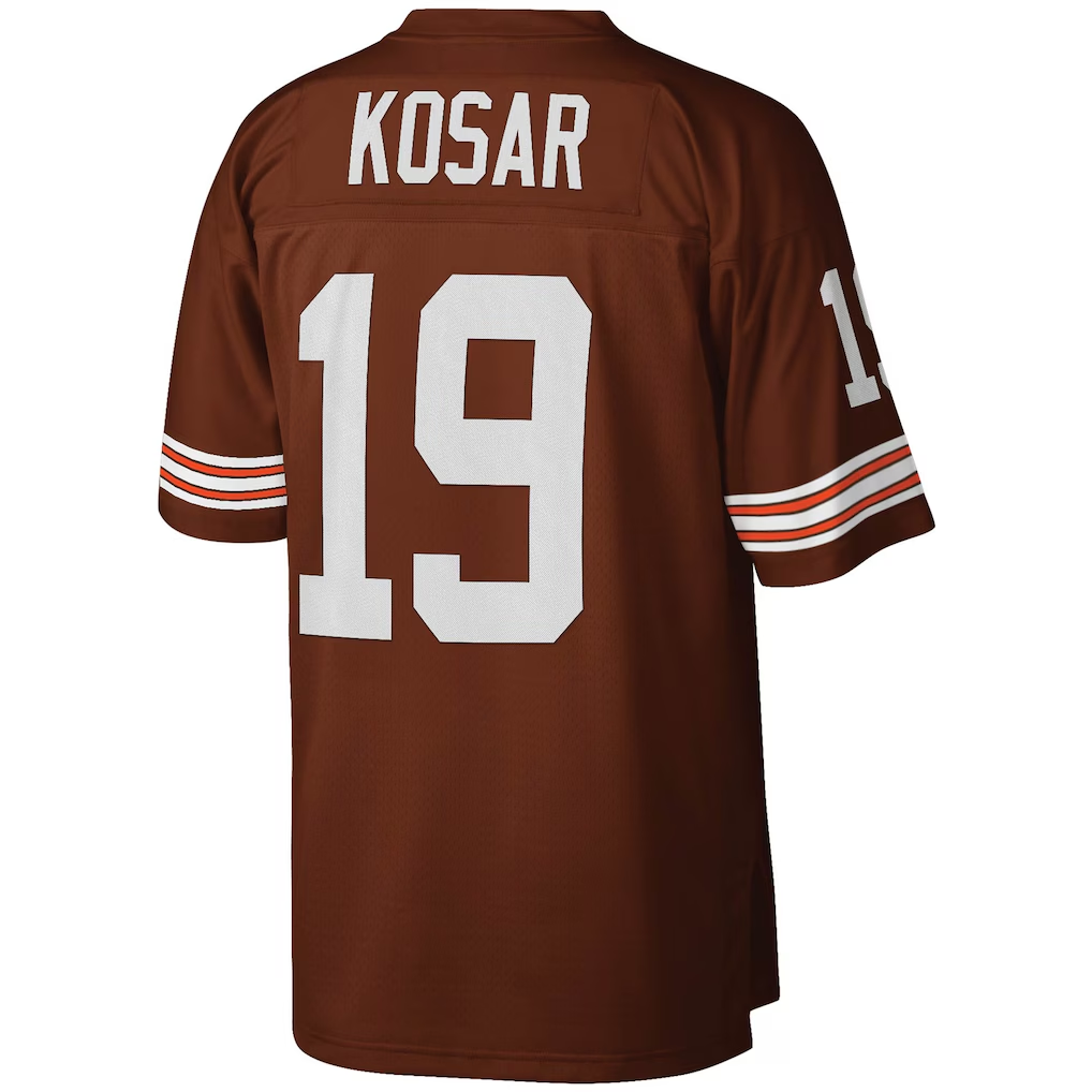 tocy C.Browns #19 Bernie Kosar Mitchell & Ness Brown Legacy Replica Jersey