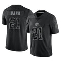 tocy C.Browns #21 Denzel Ward Player Black RFLCTV Limited Football Jerseys
