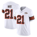 tocy C.Browns #21 Denzel Ward Player White Limited  Vapor 1946 Collection Alternate Game Stitched Jerseys
