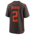 tocy C.Browns #2 Shedeur Sanders Brown Alternate Game Stitched Jerseys
