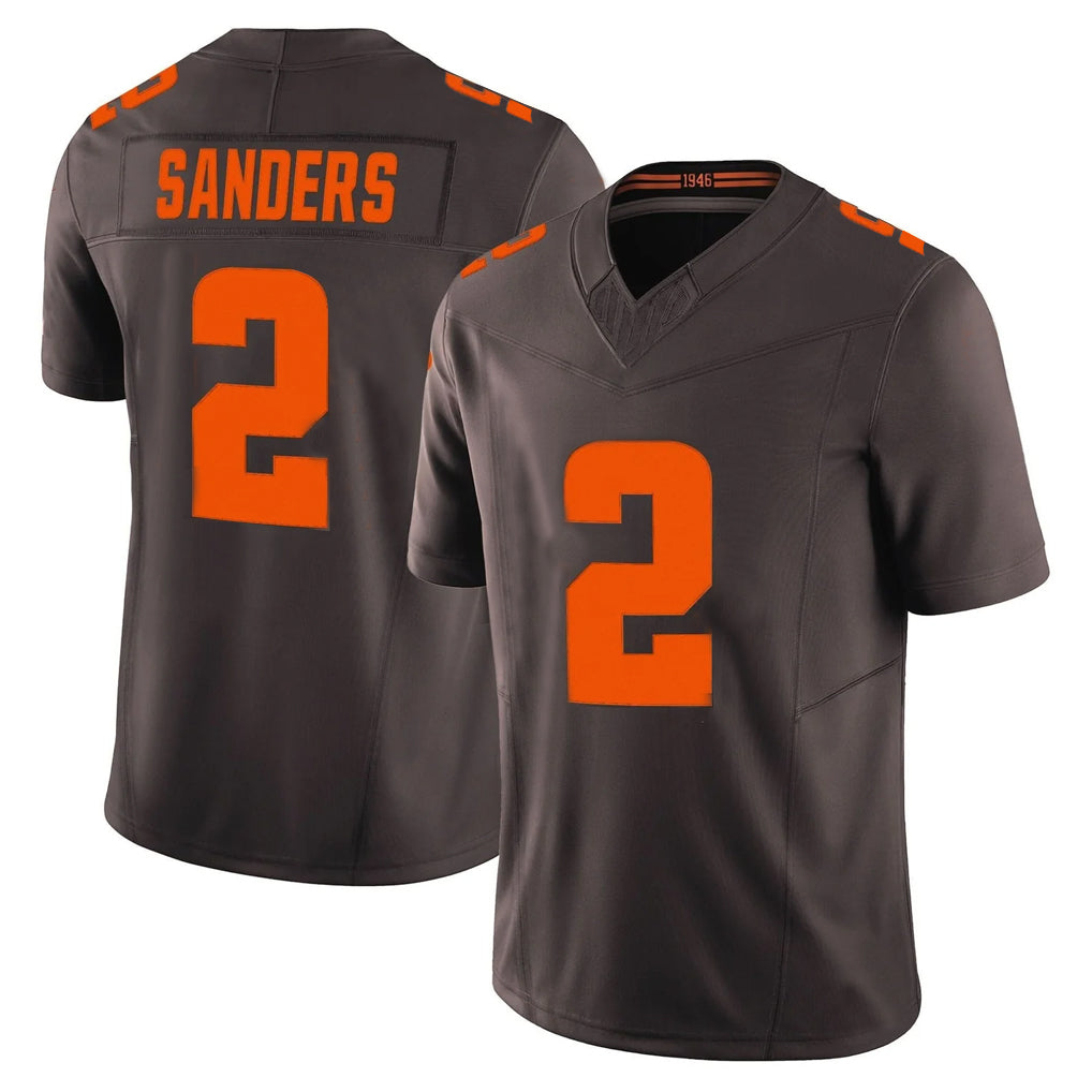 tocy C.Browns #2 Shedeur Sanders Player Brown Limited Vapor F.U.S.E. Alternate Game Stitched Jerseys
