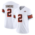 tocy C.Browns #2 Shedeur Sanders Player White Limited Vapor F.U.S.E. Alternate Game Stitched Jerseys