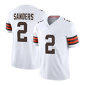 tocy C.Browns #2 Shedeur Sanders Player White Vapor F.U.S.E. Limited Home Game Stitched Jerseys