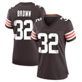tocy C.Browns #32 Jim Brown Player Brown Home Game Stitched Jerseys