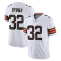 tocy C.Browns #32 Jim Brown Player White Vapor Untouchable Limited Home Game Stitched Jerseys