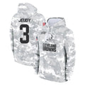 tocy C.Browns #3 Jerry Jeudy Player Arctic Camo Salute to Service Hoodies Limited Game Stitched Jerseys
