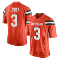 tocy C.Browns #3 Jerry Jeudy Player Orange Home Game Stitched Jerseys