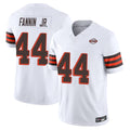 tocy C.Browns #44 Harold Fannin Jr. Player White Limited Vapor F.U.S.E. Alternate Game Stitched Jerseys